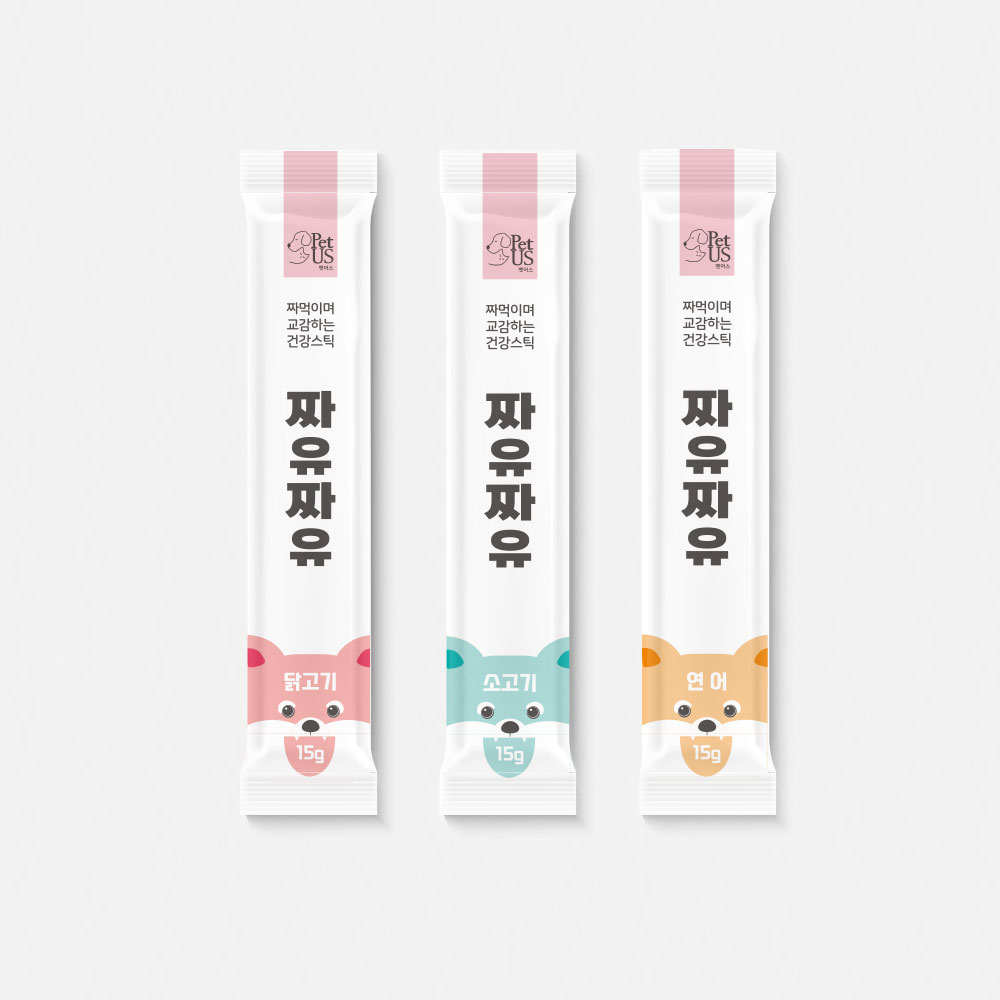펫어스 강아지츄르 강아지유동식 강아지짜먹는간식 짜유짜유 60개입 닭고기 - 상세 이미지 2