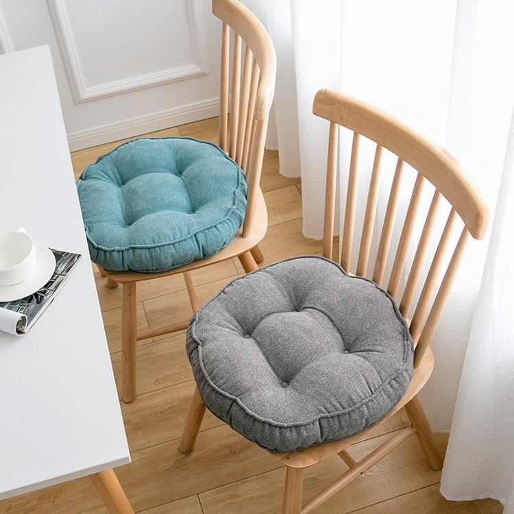 노리스 식탁 의자 방석 쿠션 푹신한 수험생 벤치 사무실 컴퓨터 원형방석