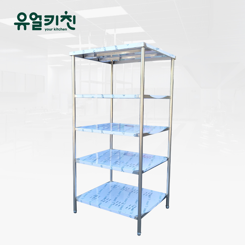 SUS304 업소용 다단식선반 5단 스텐 작업대 1000x850x2000 제작