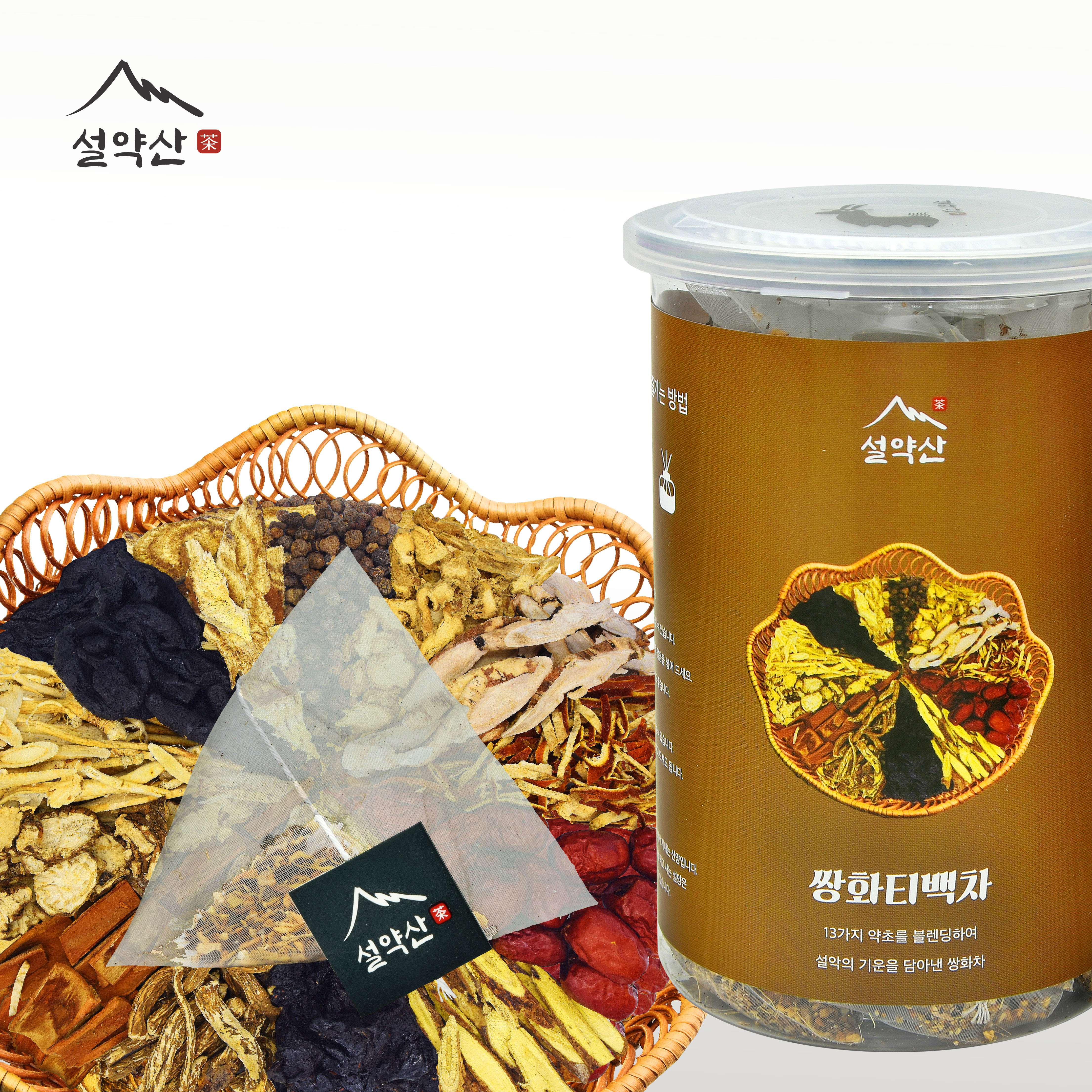 설약산 쌍화차 티백 티백차 1.5g 30개입 삼각 - 상세 이미지 2