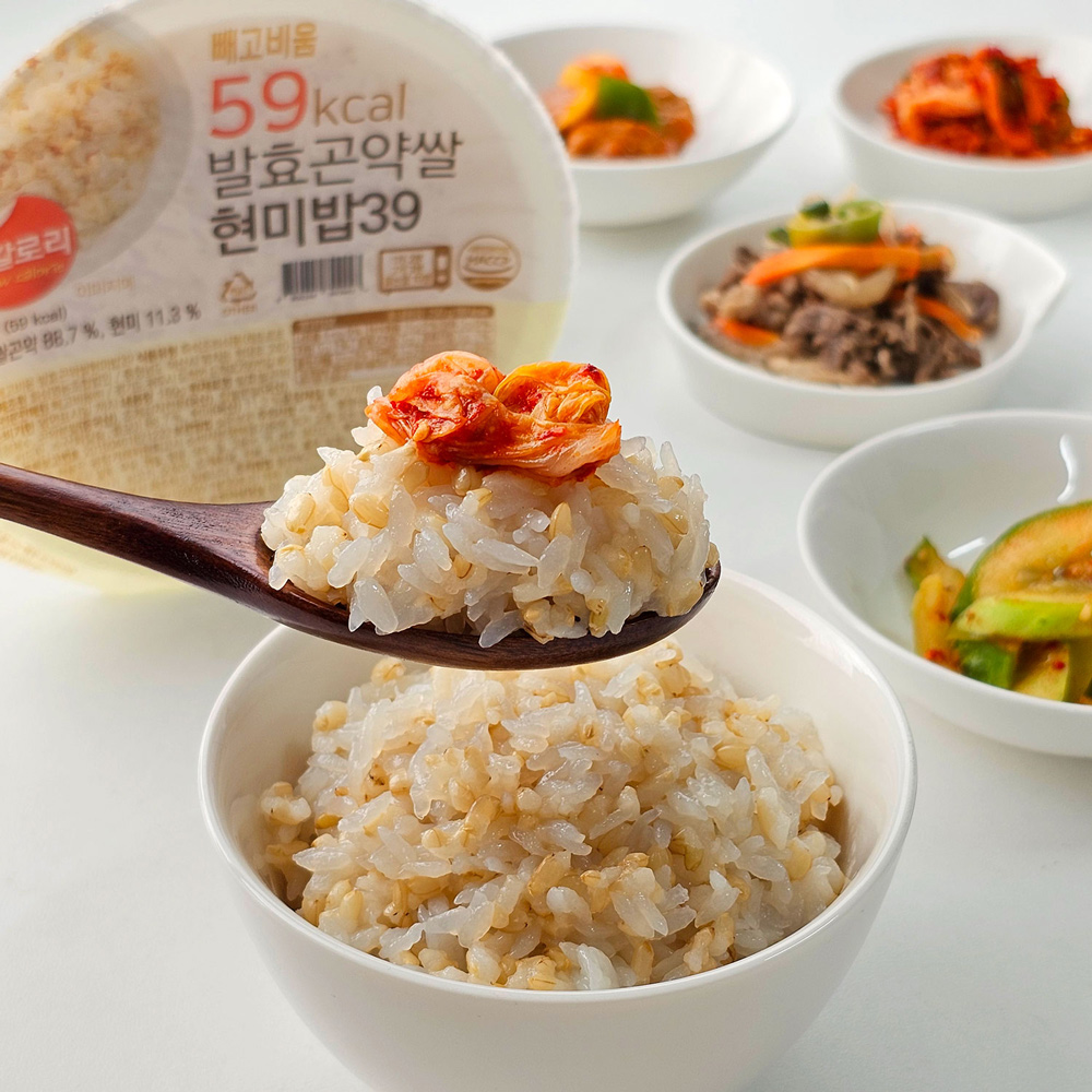 저칼로리 현미밥 발효 곤약 150g 30개 59kcal 작은공기 작은밥 잡곡 영양 찹쌀 이미지 7