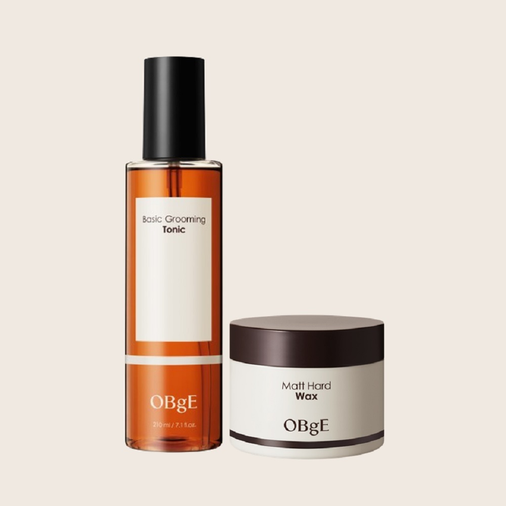 [짧은머리 헤어세트] 오브제 볼륨 베이직 그루밍 토닉+매트 하드왁스