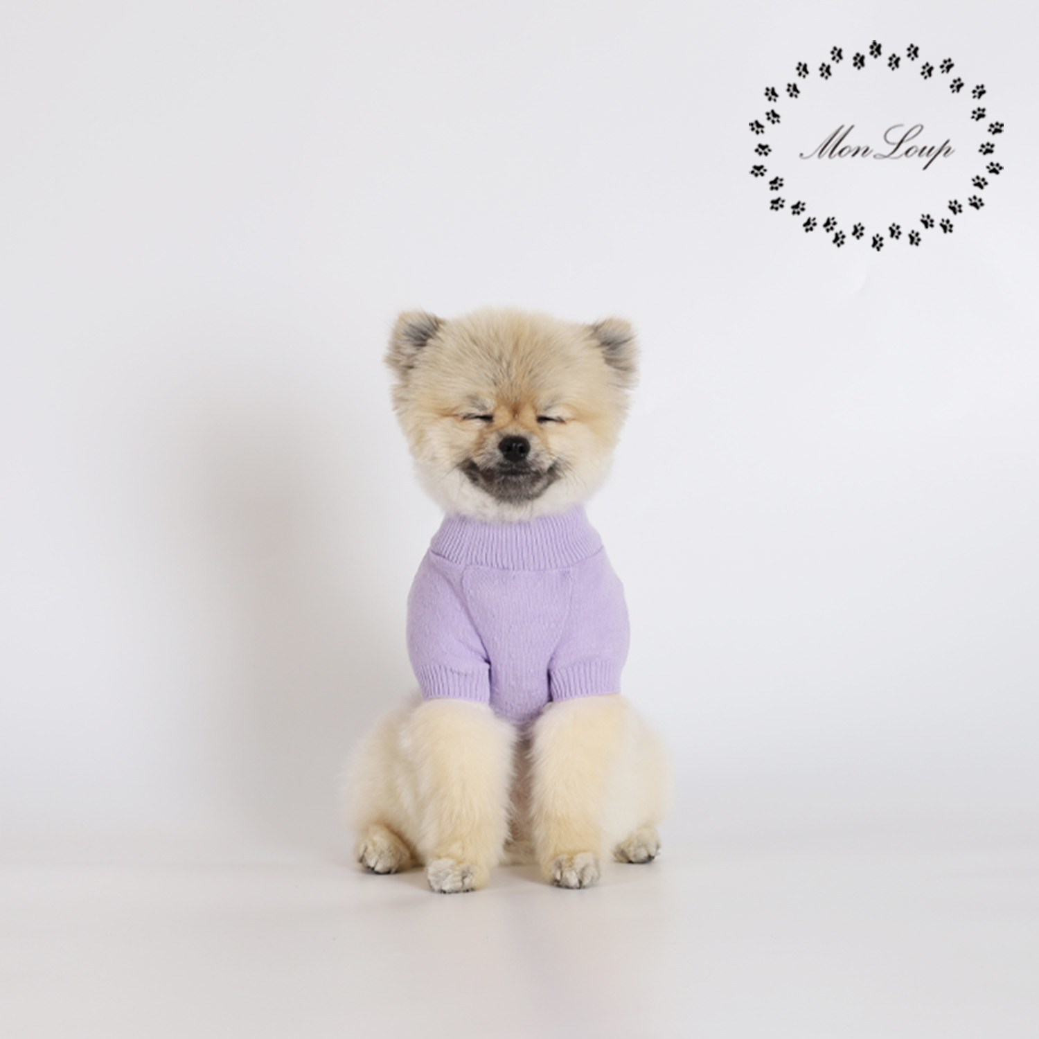 강아지옷 몽루 울블랜드 니트 폴카(POLKA)