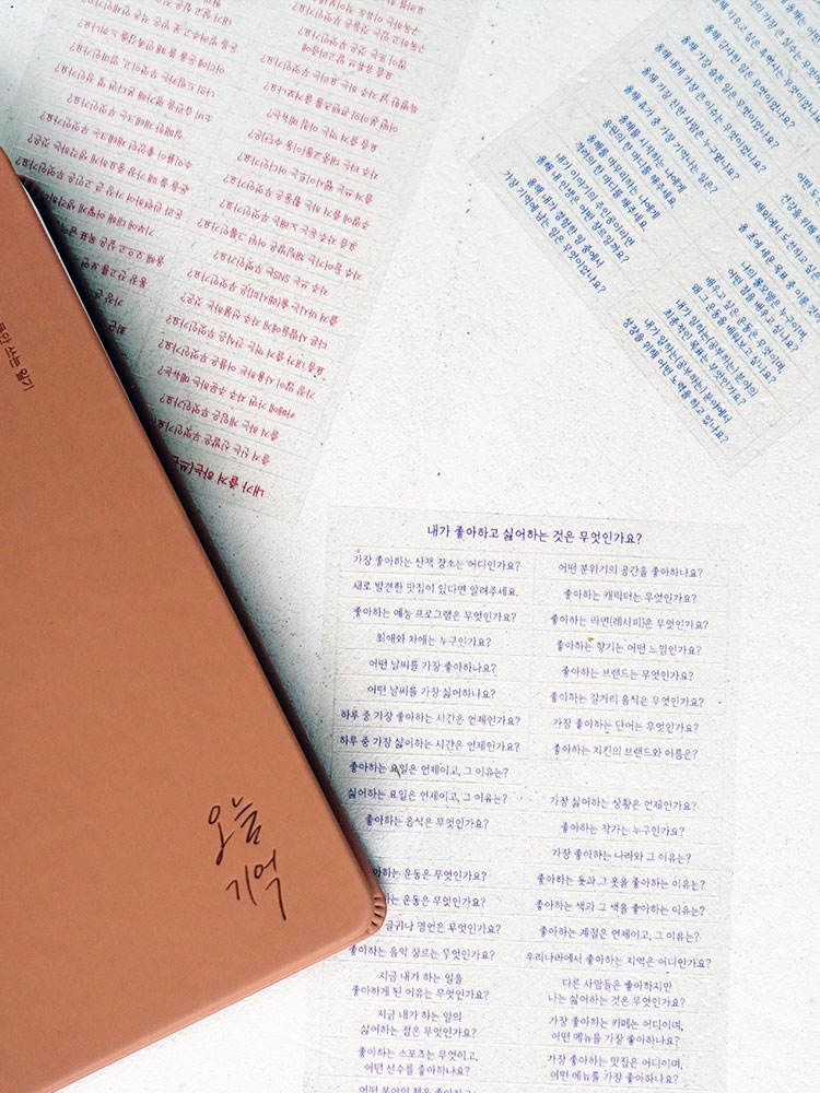 알지알지 질문스티커 다이어리 꾸미기 칼선 리무버블 다꾸스티커 이미지 4