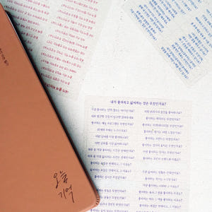 알지알지 질문스티커 다이어리 꾸미기 칼선 리무버블 다꾸스티커 실사용 후기 | 효과 있을까? - 상품 이미지 4