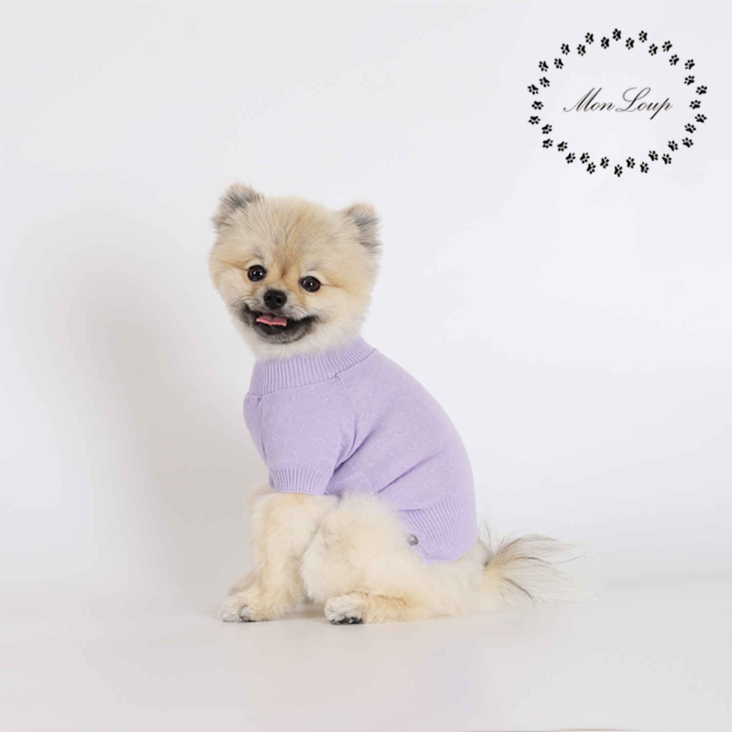 강아지옷 몽루 울블랜드 니트 폴카(POLKA)