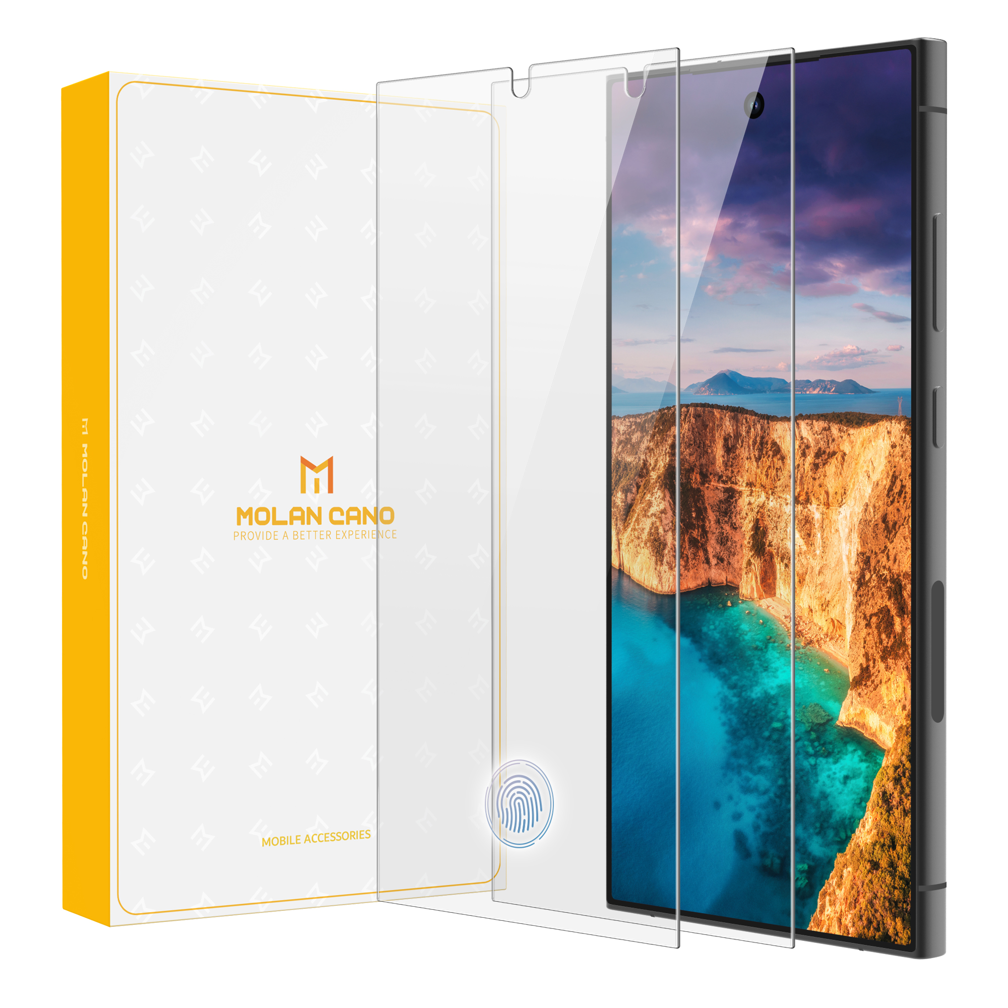 플래쉬 강화유리 전면 액정보호필름 갤럭시S24 플러스, 2매입