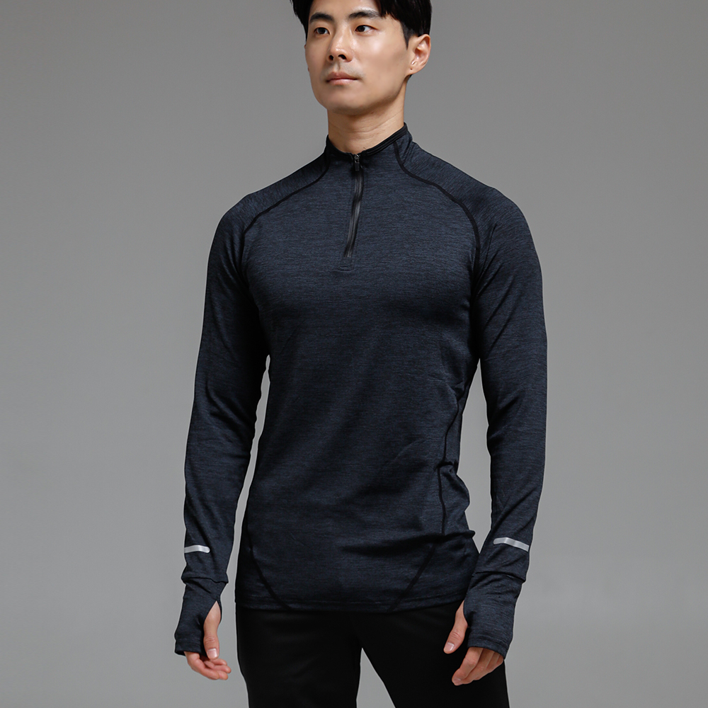 하프집업 트레이닝 상의 드릴 트랙탑 운동복