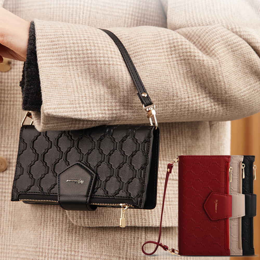 갤럭시 S24 울트라 레드 아멜리아 다이어리 핸드폰 플러스 케이스 - 상세 이미지 5