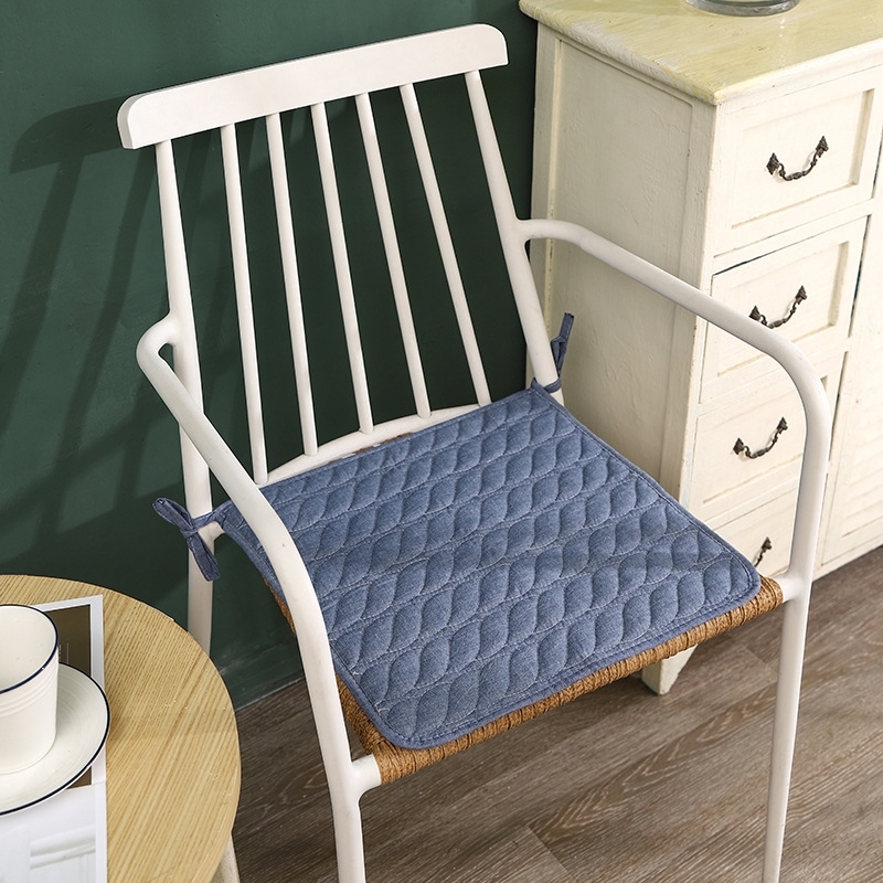 식탁 의자방석 사무실 논슬립 미끄럼방지 얇은 사각 패드 45X45