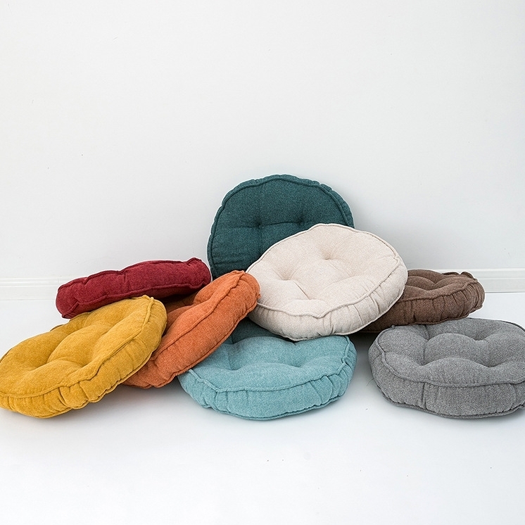 노리스 식탁 의자 방석 쿠션 푹신한 수험생 벤치 사무실 컴퓨터 원형방석