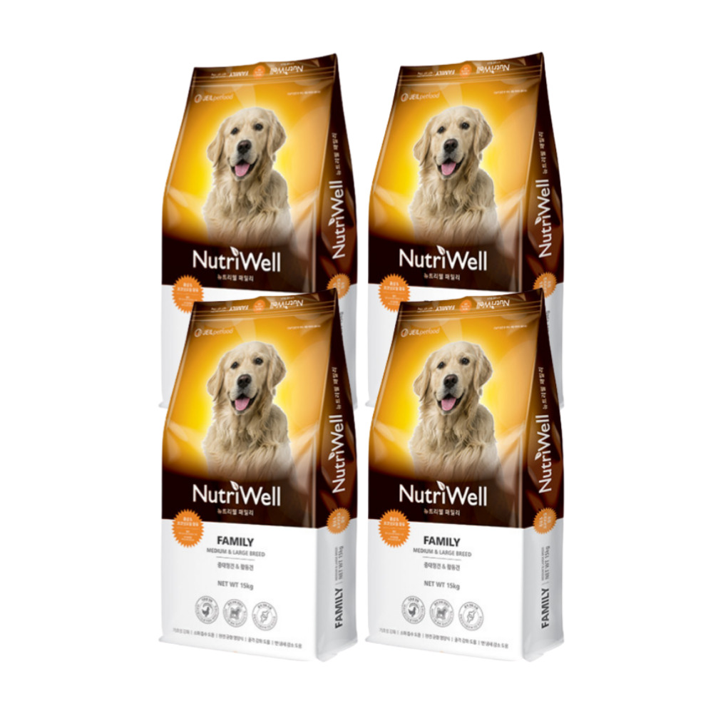 래브라도 골든 리트리버 사료 대용량 대형견사료 15kg 2개 이미지 4