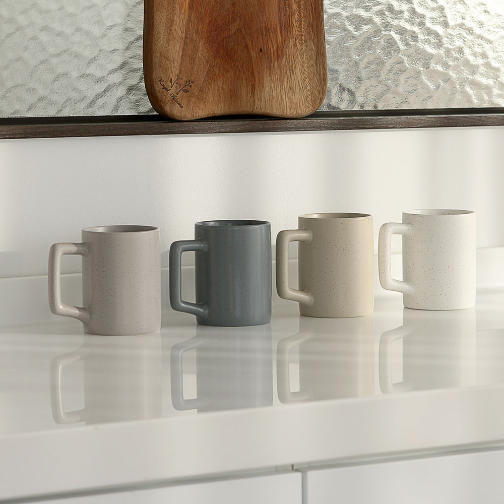 예쁜 도자기 베이직 머그컵 카페 커피 머그 350ml