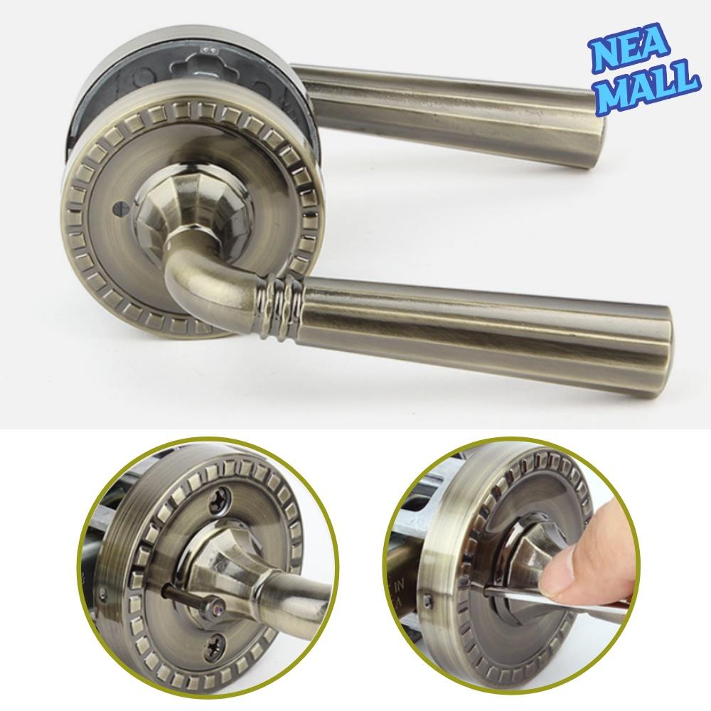 사무실 도어 방문 손잡이 교체 욕실 버튼형 방문고리 교체