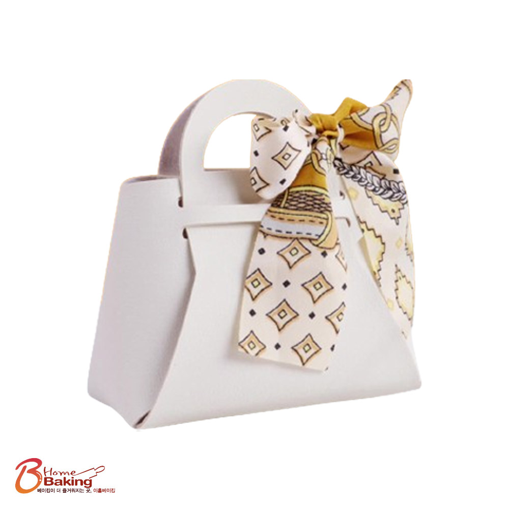 스카프포장가죽선물포장상자 레드 핑크 주황 화이트 블루 택1 구디백 트레이 수납 현관바구니 - 상세 이미지 5