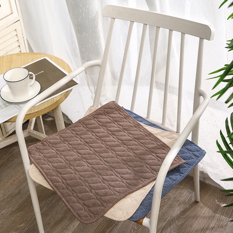 식탁 의자방석 사무실 논슬립 미끄럼방지 얇은 사각 패드 45X45