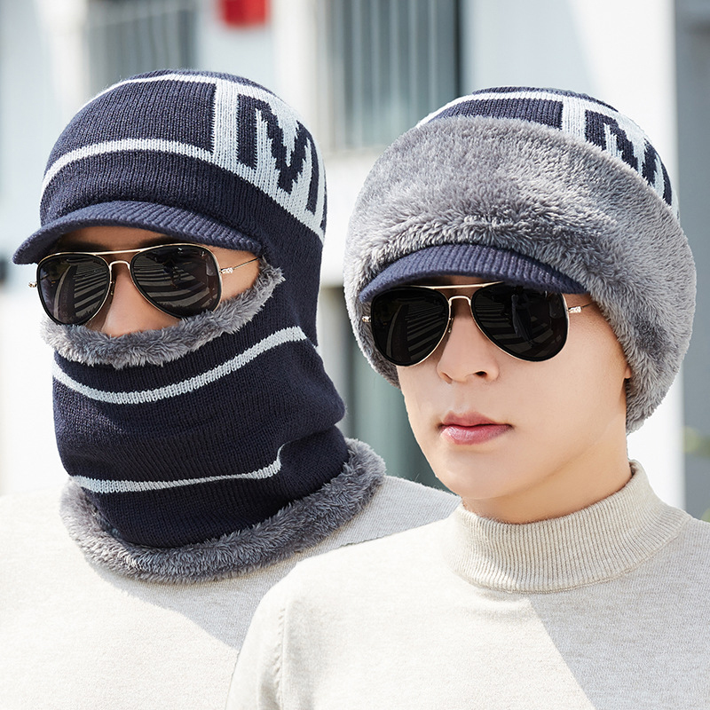 2in1 후드 바라클라바 니트 넥워머 겨울 버프 목토시 - 메인 이미지