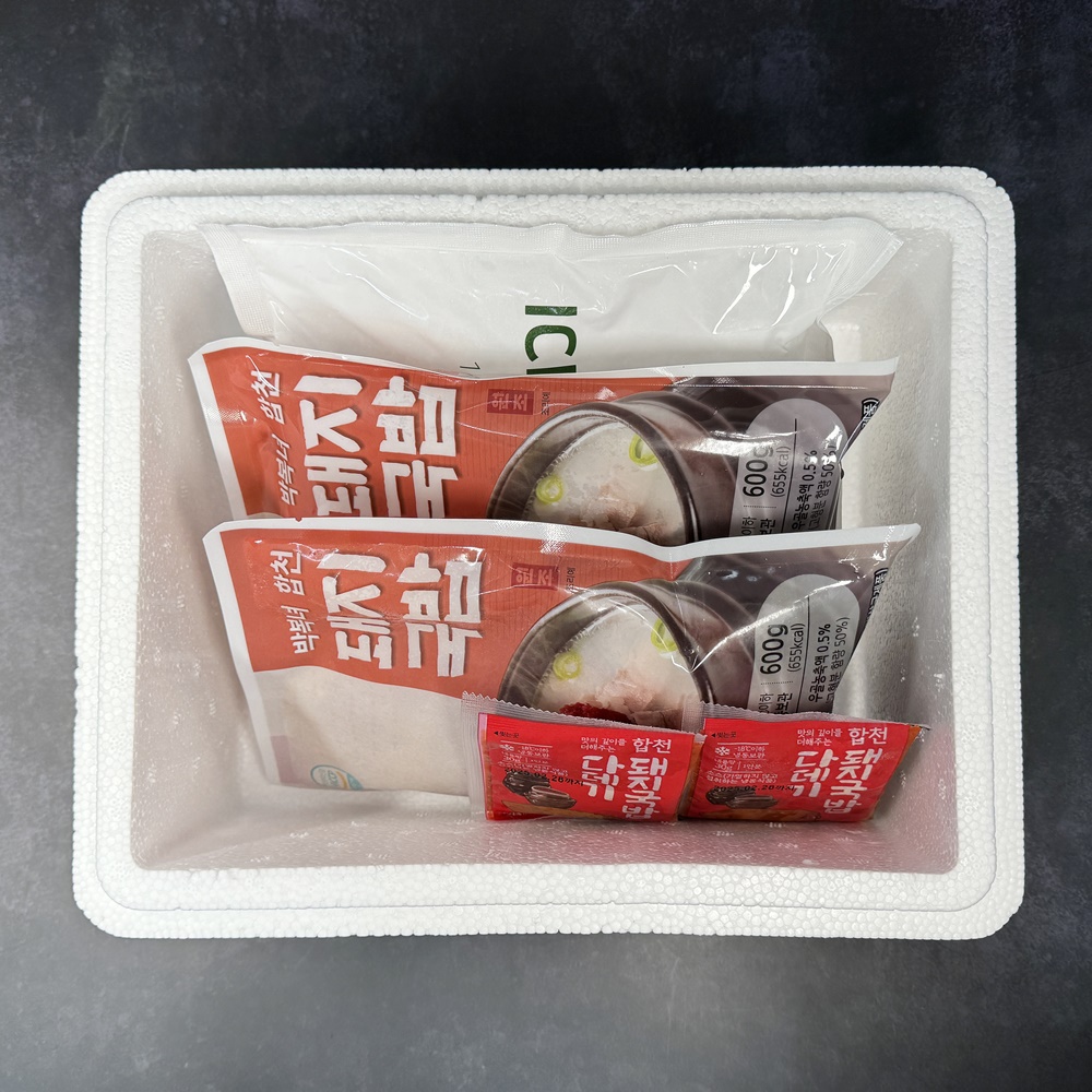 박복녀 합천 진한 사골 돼지국밥 다데기 포함 600g 해장국 5개 - 상세 이미지 4