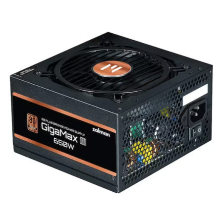 잘만 GigaMax III 650W 80Plus Bronze 모듈러 ATX3.0 (PCIE5) 파워서플라이