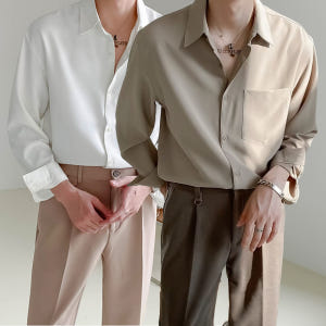 남자정장셔츠 구김없는셔츠 흰색와이셔츠 착용 후기 | 사이즈/핏 총정리 - 상품 이미지 1
