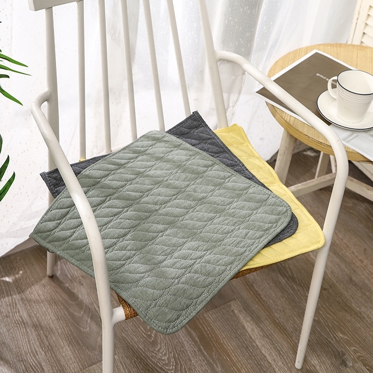 식탁 의자방석 사무실 논슬립 미끄럼방지 얇은 사각 패드 45X45