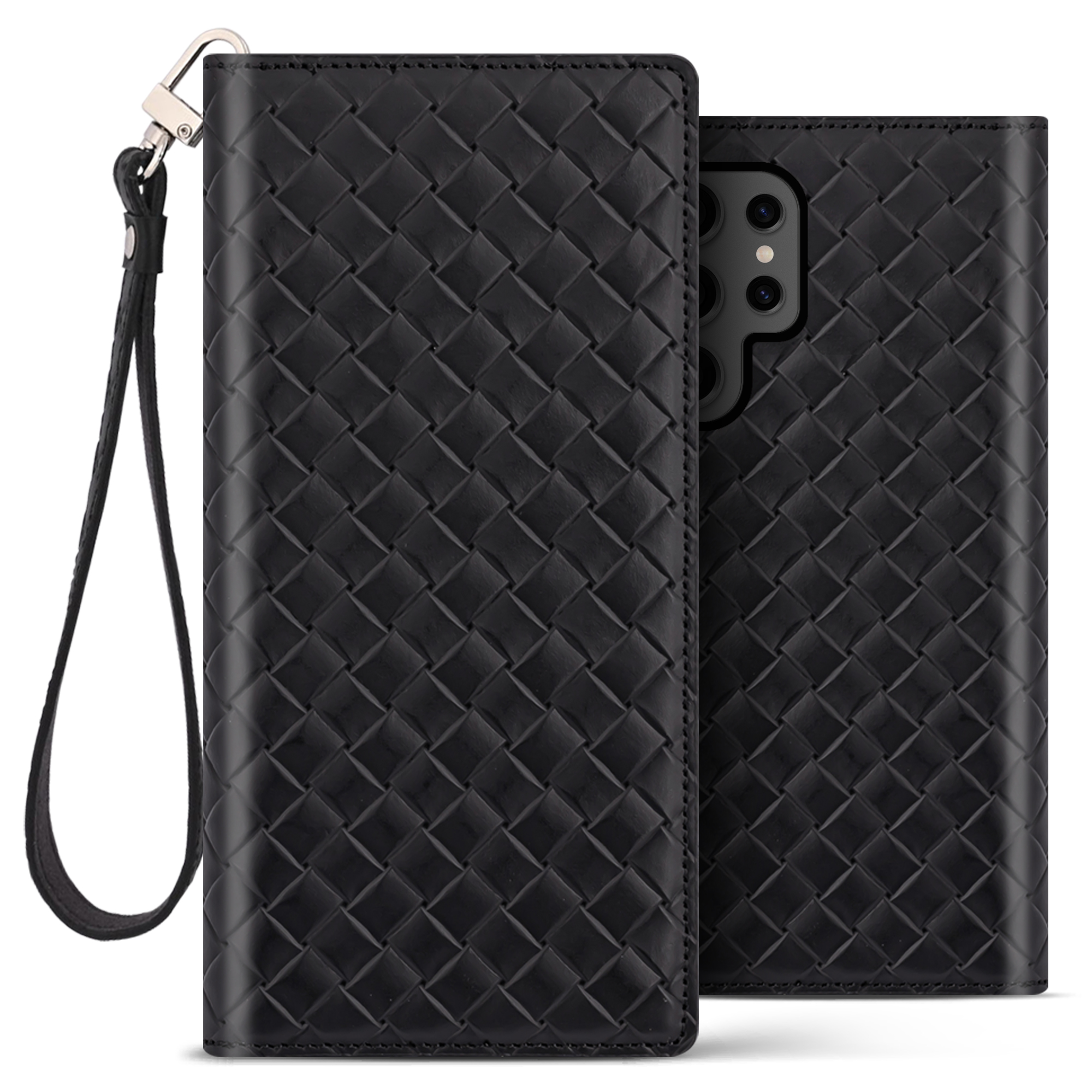 벨라벨루치 갤럭시S24 울트라 비첸티노 플립 지갑형 다이어리 핸드폰 플러스 케이스 마호가니레드 - 상세 이미지 4