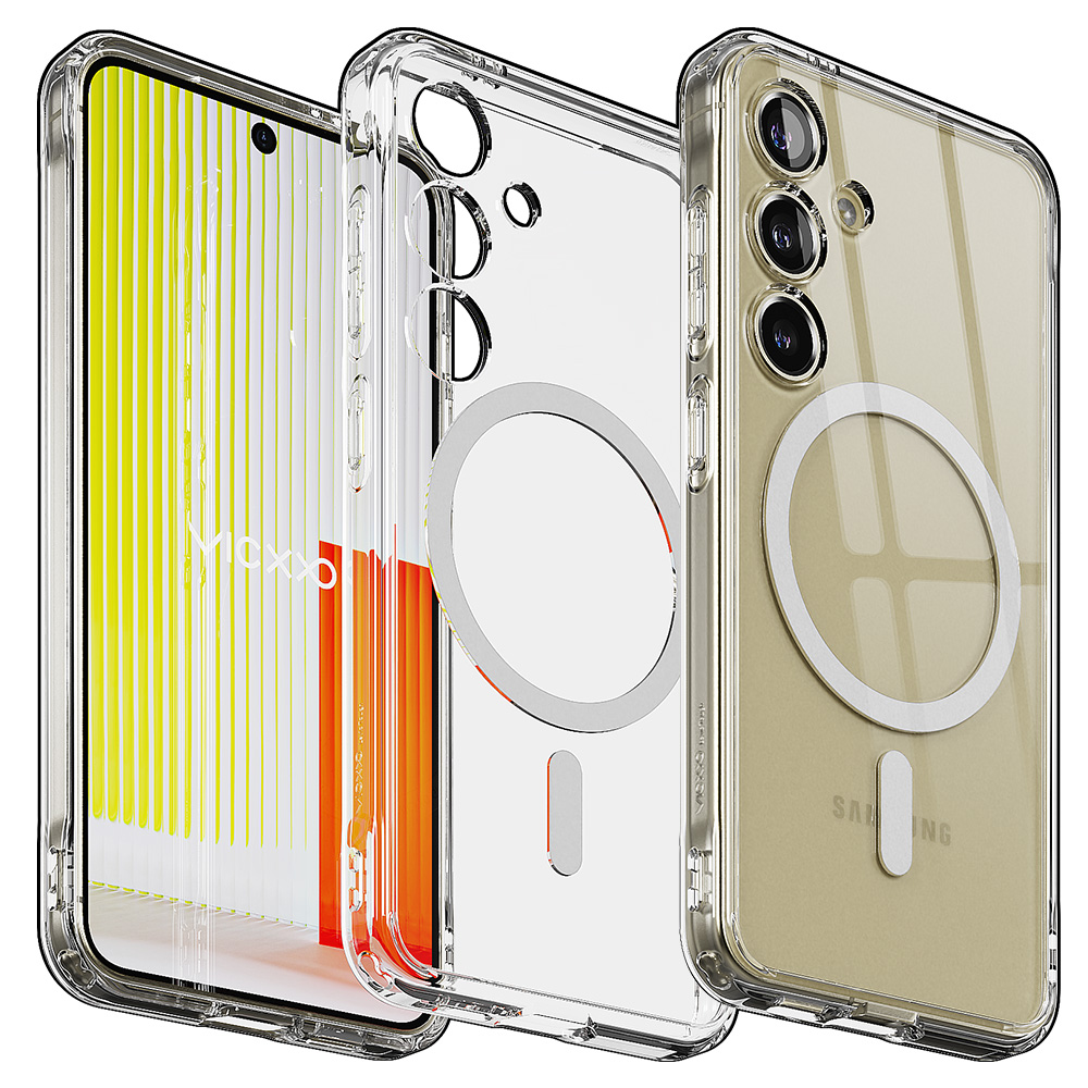 빅쏘 레빅터프 맥세이프 케이스 투명, 갤럭시S24 플러스