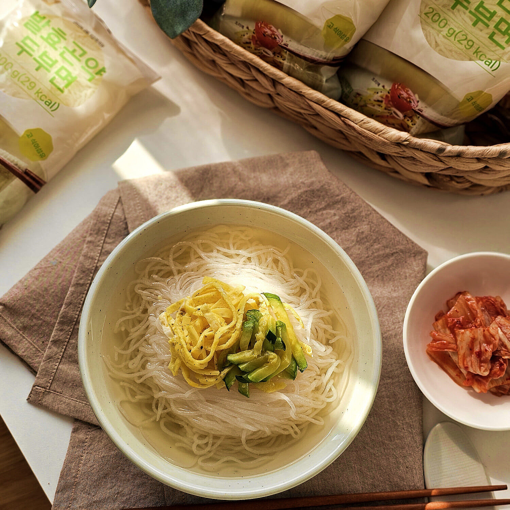 두부면 곤약 건두부 2kg 면두부 소면 저칼로리 마라탕 국수 재료 요리 200g x10팩 - 상세 이미지 2
