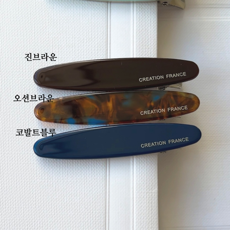 프랑스핀 롱라운드 앞머리핀 옆머리 고정핀 자개 셀룰로오스 헤어핀 creation france 상세 이미지 34