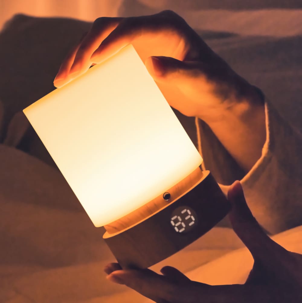 아가짱 아기 타이머 무선 무드등 수유등 v2 우드