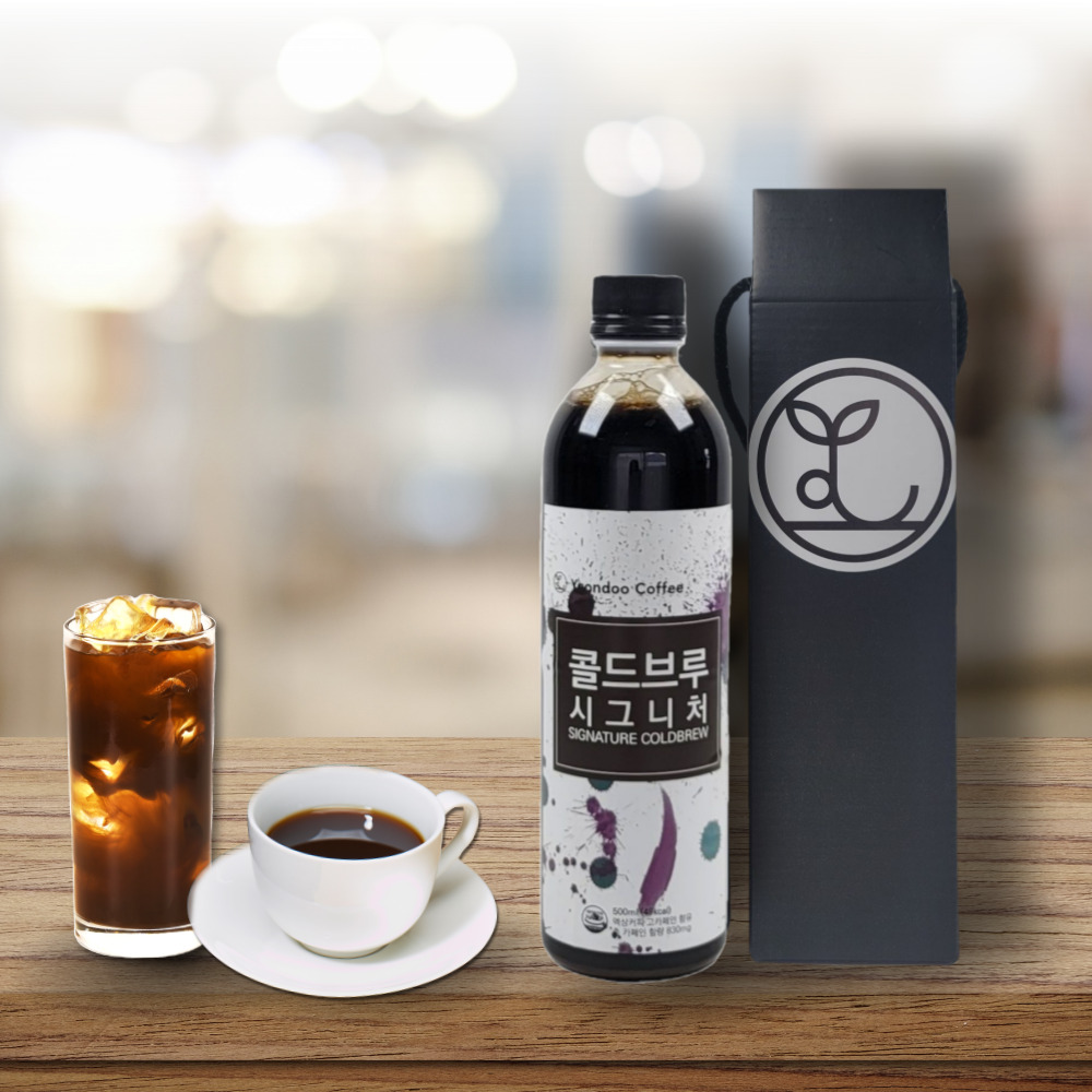 디카페인 콜드브루 원액 외 카페재료 더치커피 3종 500mlX2 - 상세 이미지 4