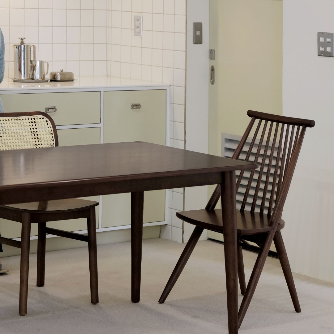 자야캠핑 포르보 월넛 원목 직사각형 4인용 6인용 식탁 테이블 1600