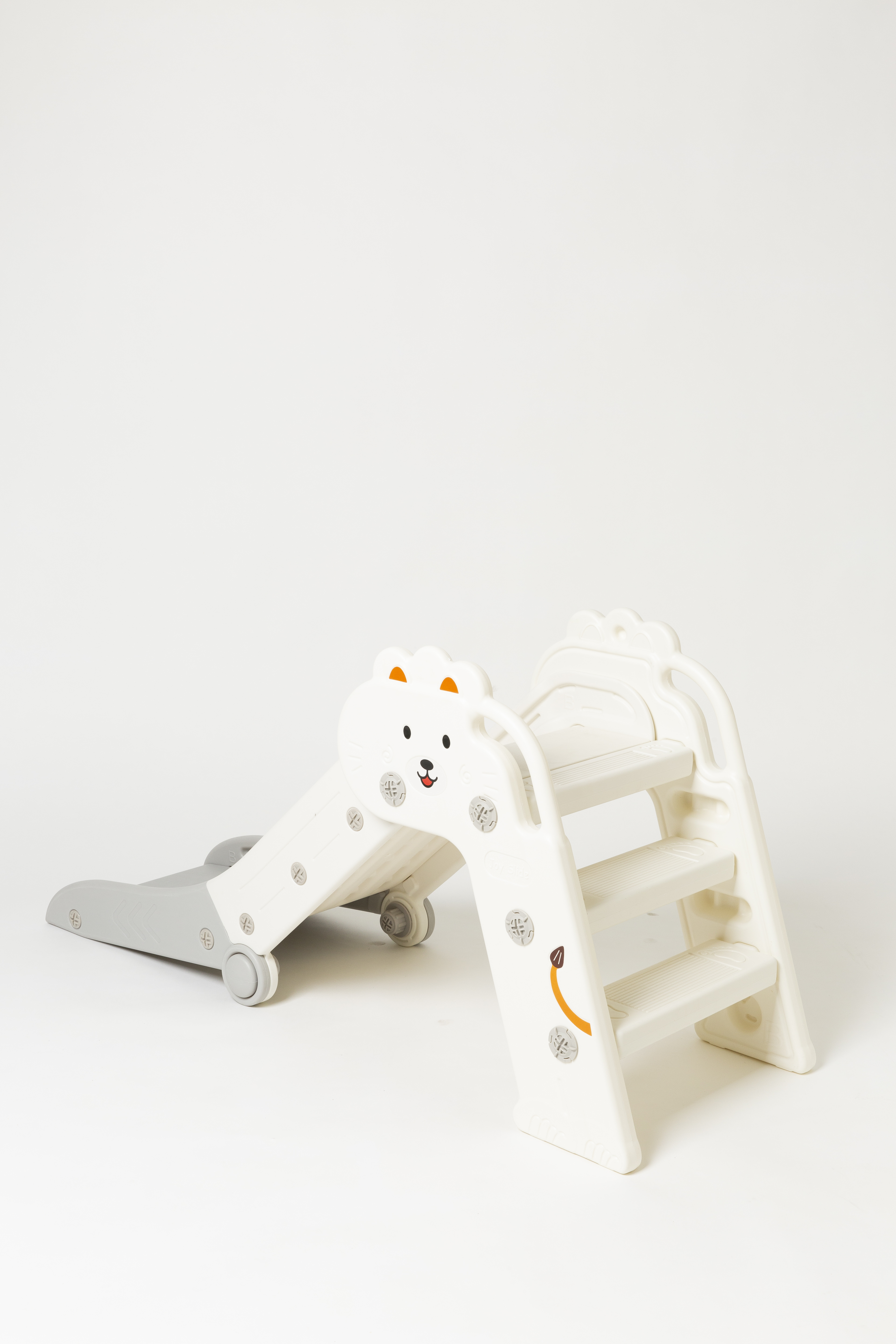 베베로운 아기 미끄럼틀 3단 접이식 유아 돌아기 선물 실내 놀이터