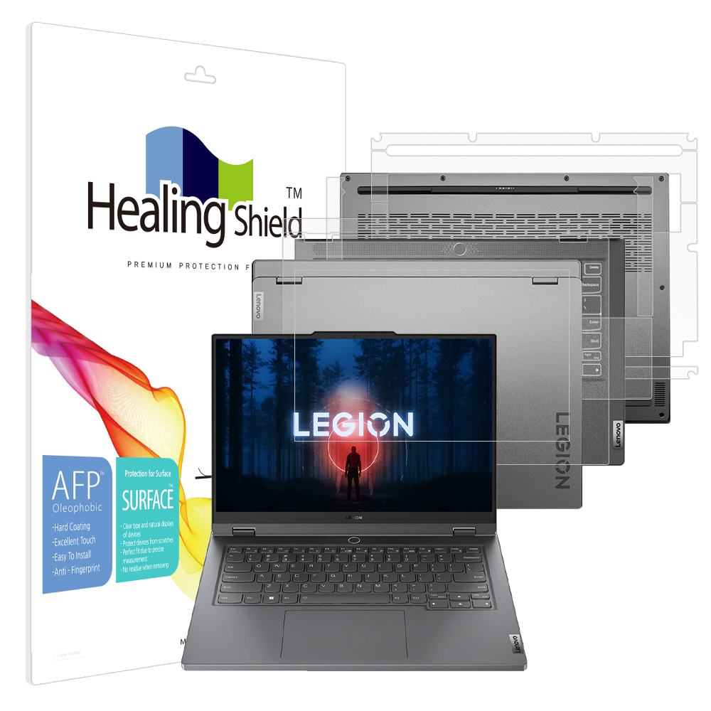 레노버 리전 슬림5 14APH R7 4060 Plus 올레포빅 액정보호필름1매 외부3종 - 메인 이미지