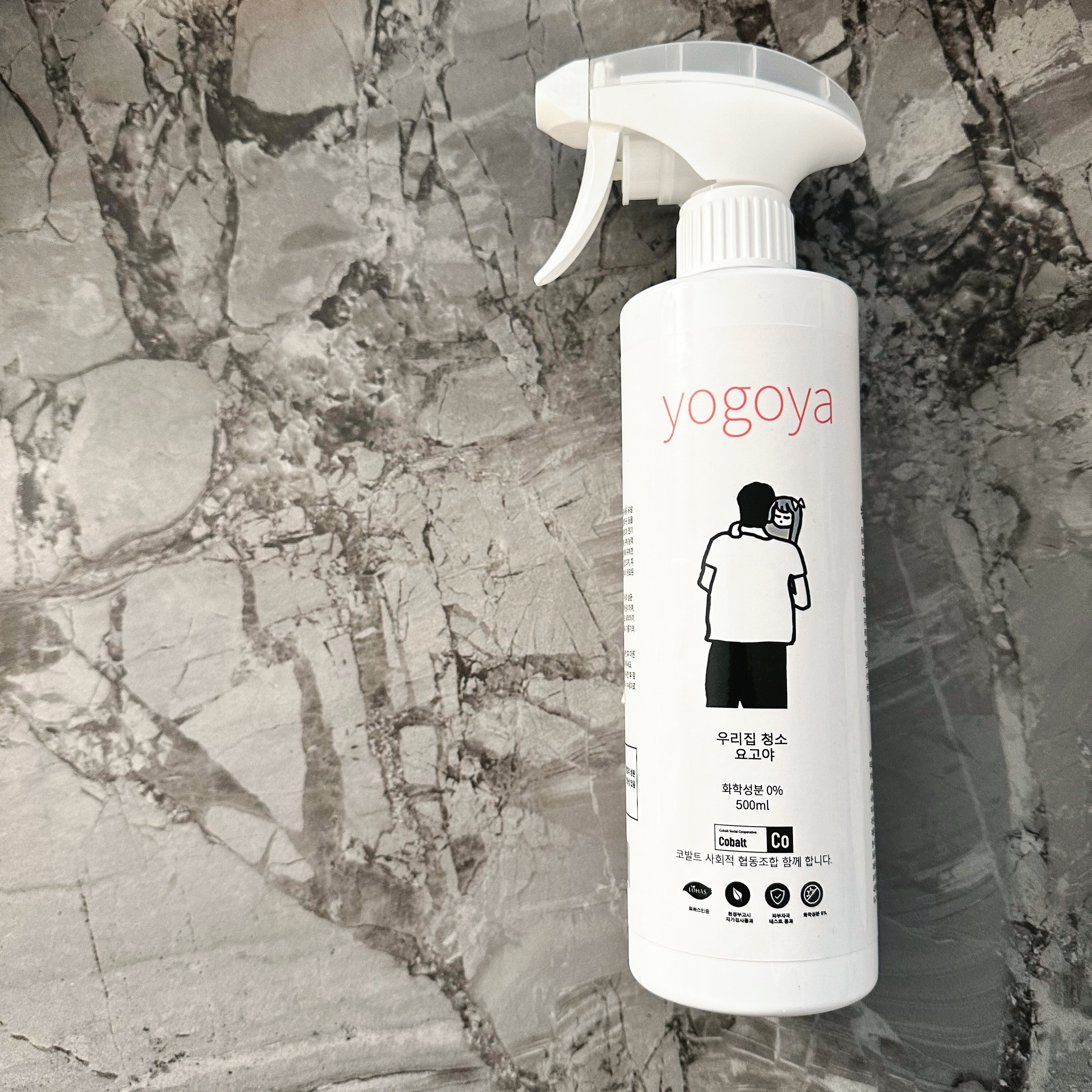 요고야아쿠아 거품없는 다목적클리너 살균세정제 탈취 찌든때 기름때 제거 500ml 본품1개 - 상세 이미지 2