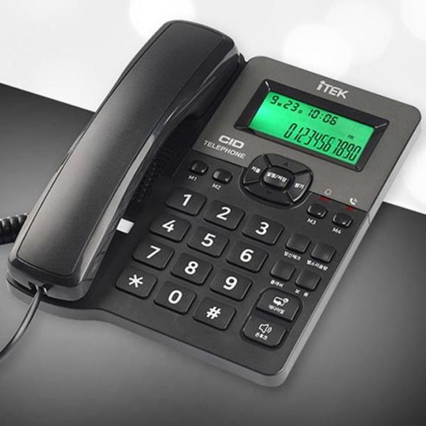 사무실용 전화기 업소용 매장 가게 전화기 발신 번호 표시 전화기 개봉기 | 실사용 후기 - 대표 이미지
