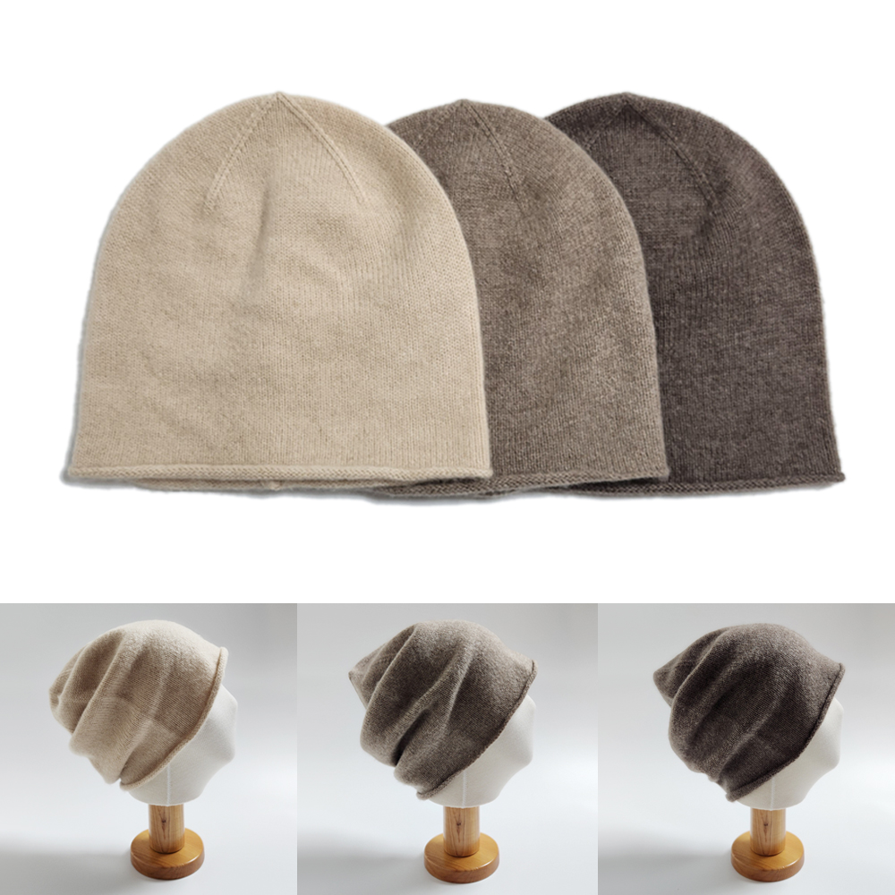 캐시미어 항암 비니 모자 항암두건 암환자