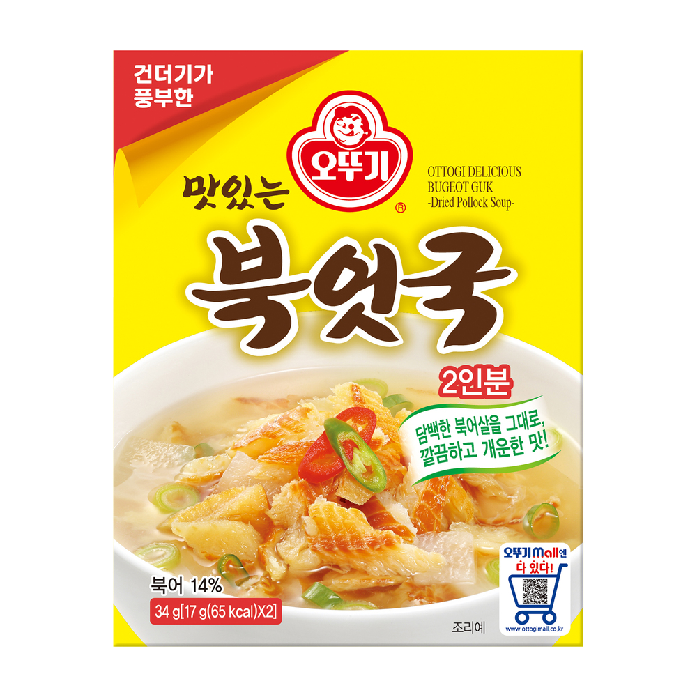 오뚜기 즉석북엇국 즉석국 34g - 상품 이미지