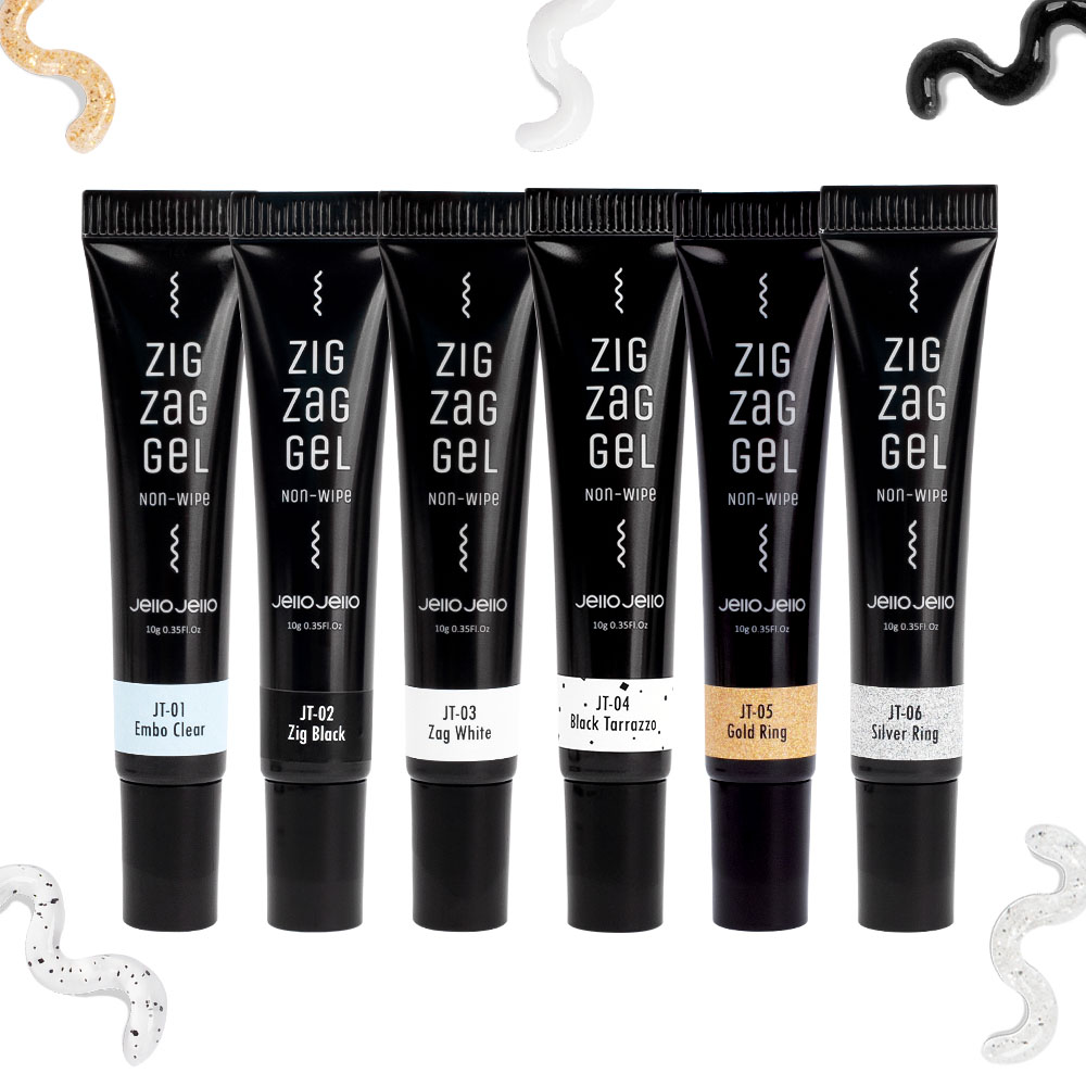 젤로젤로 지그재그 튜브젤 (논와이프타입)