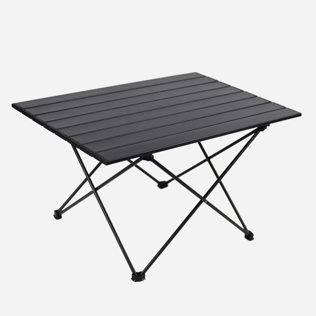 KOOLMAN 쿨맨 캠핑테이블 알루미늄 경량 접이식 ver2 XL, 블랙