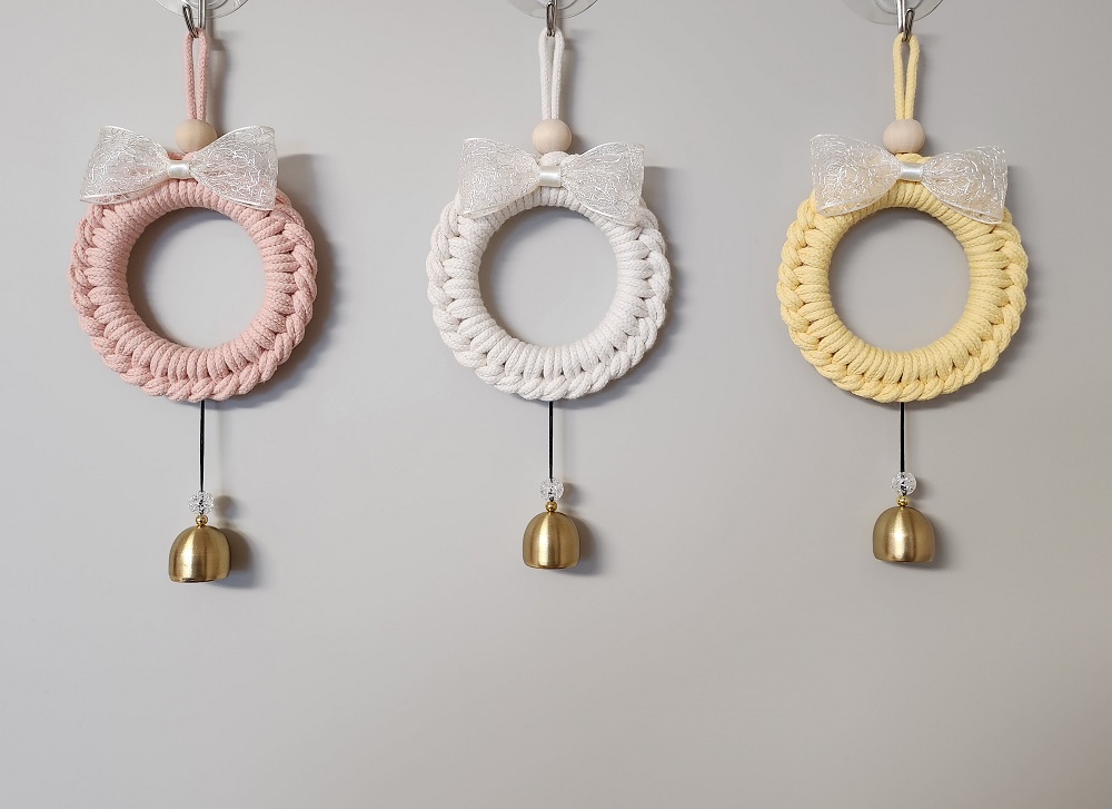 마크라메 도어벨 현관종 문종 풍경종 인테리어 소품