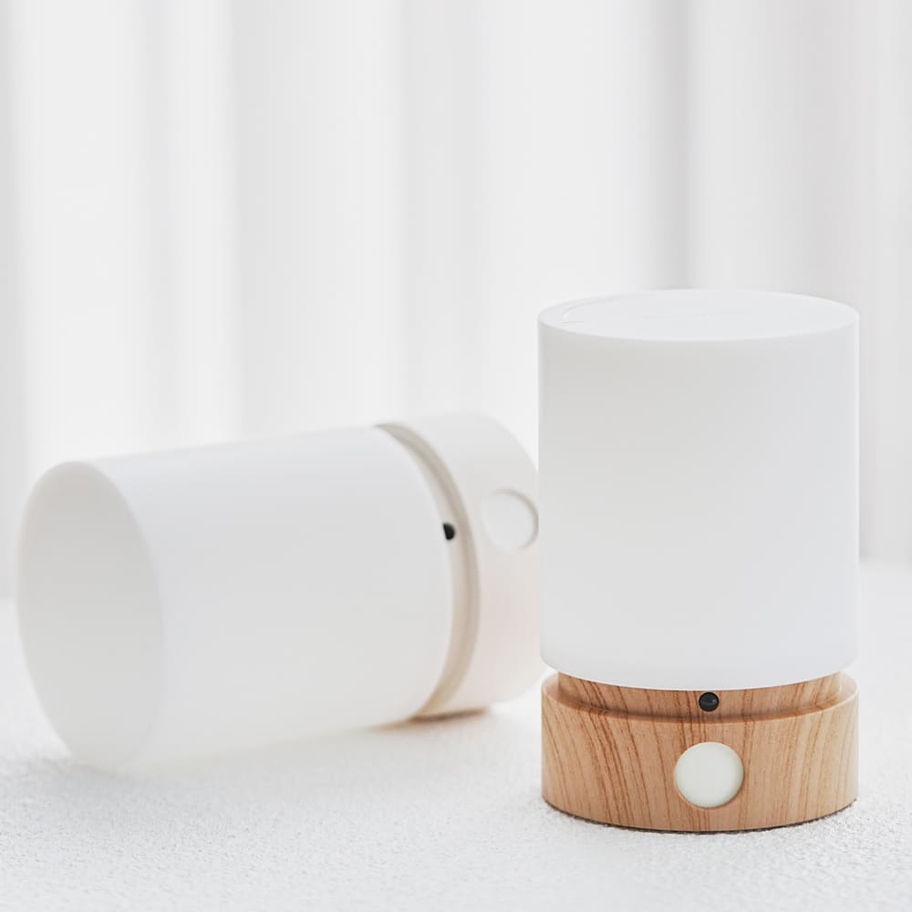 아가짱 아기 타이머 무선 무드등 수유등 v2 우드