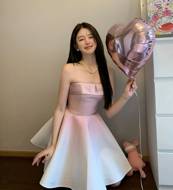 브라이덜샤워 원피스 예복 파티 셀프웨딩드레스 이미지 2
