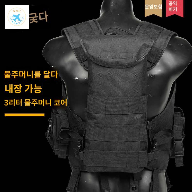 수납 밀리터리 경량 툴 작업 공구 조끼 목수 블랙불 전술 멀티 작업용 전기 - 상세 이미지 2