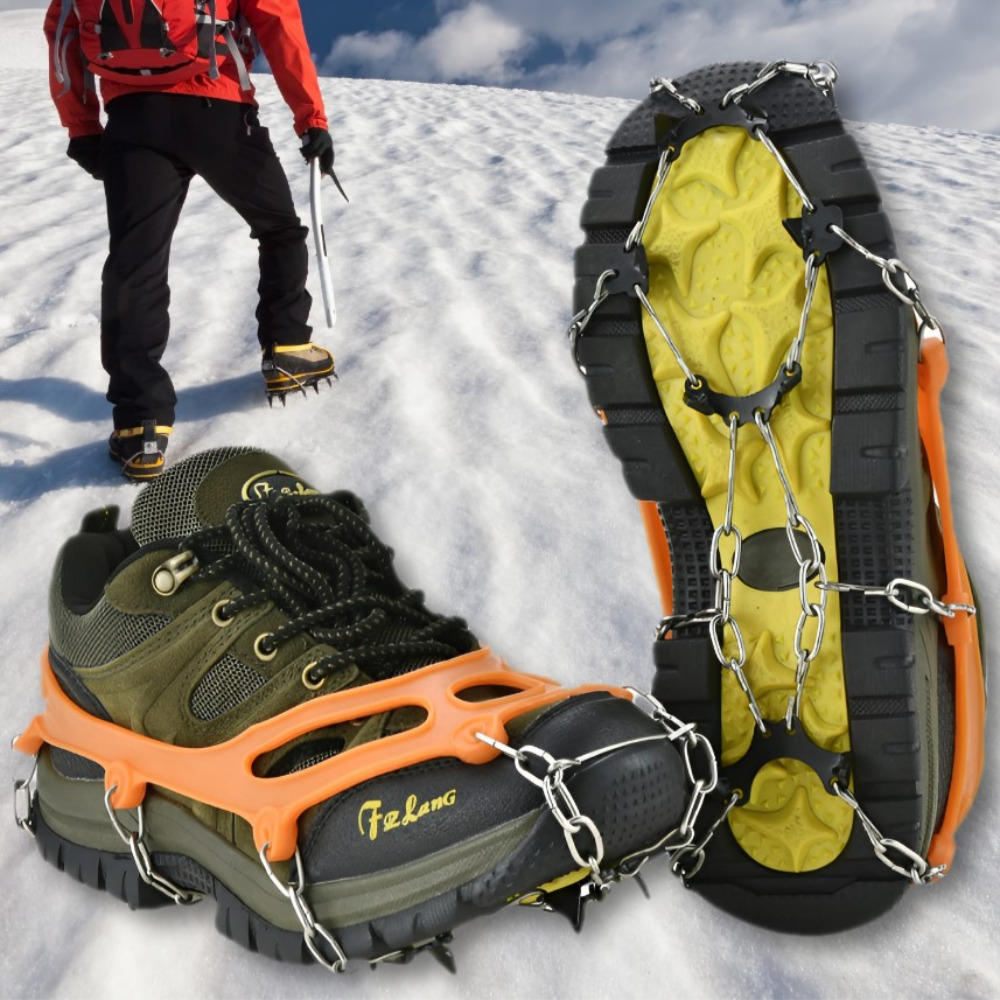 따끈따끈 신상제품 엑스코아 8피크 아이젠, 미끄럼방지로 삶의 질 향상! 2 엑스코아 등산 도시형 체인 아이젠