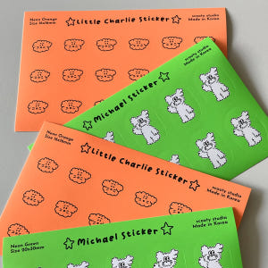 리틀 찰리 스티커 - 네온 오렌지 실사용 후기 | 효과 있을까? - 상품 이미지 4