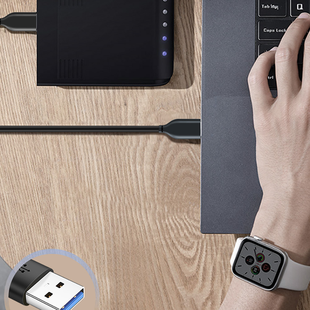 케이블타임 USB3.0 A to A 연장 케이블 CA10 0.5m, 1개 - 상세 이미지 2