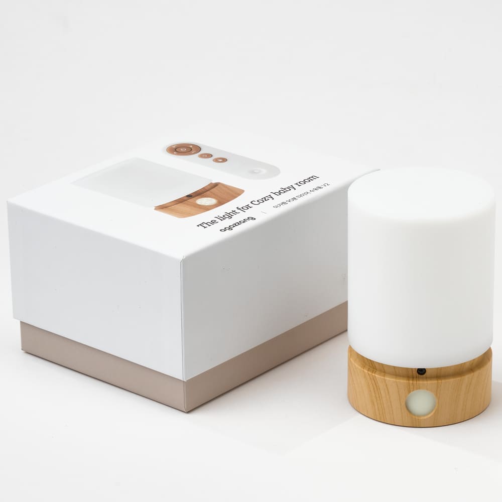 아가짱 아기 타이머 무선 무드등 수유등 v2 우드