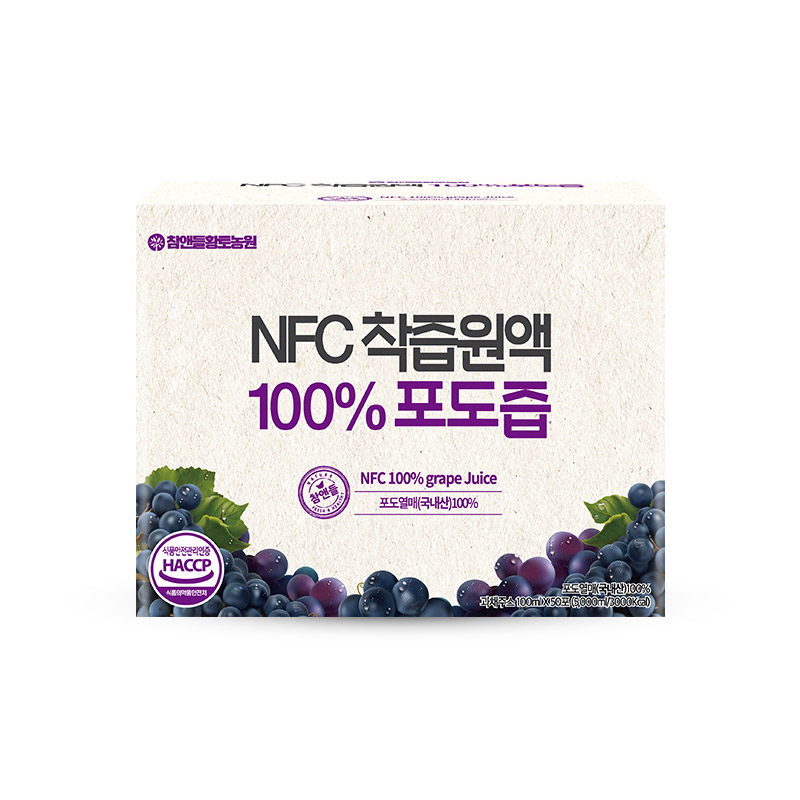 참앤들황토농원 착즙 100% 포도즙 50포, 1개 - 상세 이미지 4