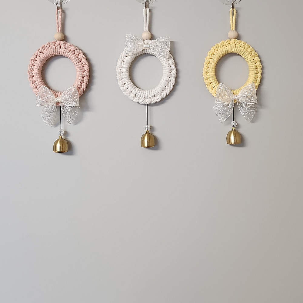 마크라메 도어벨 현관종 문종 풍경종 인테리어 소품